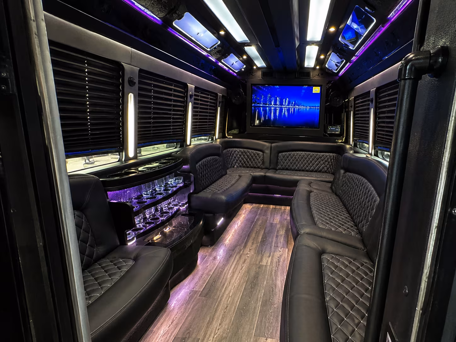 henderson night on town party bus rental