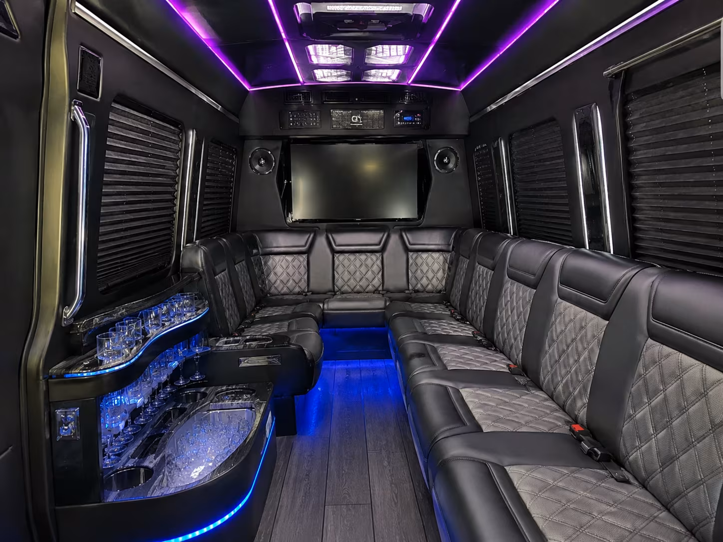 henderson private event transportation onboard seating