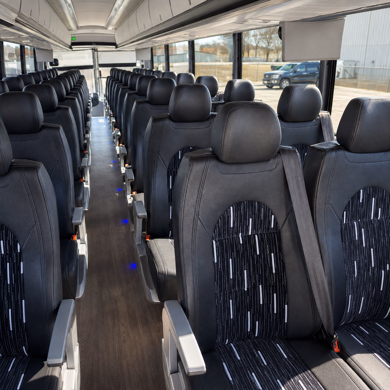 through a network of bus companies henderson corporate teams get to the las vegas convention center without the hassle